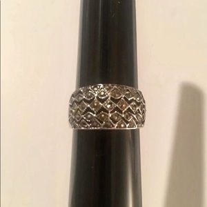 🖤STERLING SILVER DETAILED RING✨